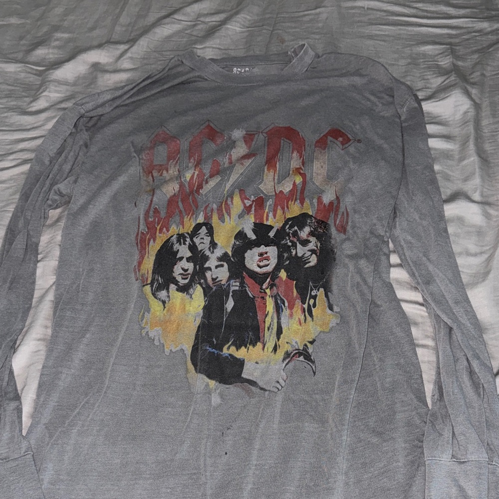 AC/DC Charcoal Graphic Shirt